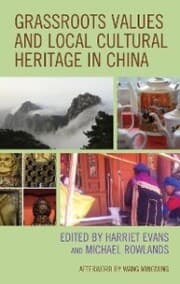 Cover von Grassroots Values and Local Cultural Heritage in China
