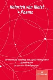 Cover von Heinrich von Kleist Poems