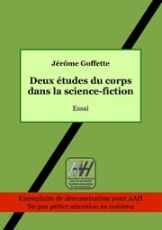 Cover von Deux études du corps dans la science-fiction