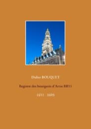 Cover von Registre des bourgeois d'Arras BB51 - 1651-1693