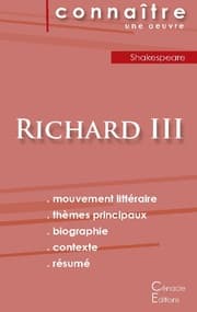 Cover von Fiche de lecture Richard III de Shakespeare (Analyse littéraire de référence et résumé complet)