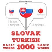 Cover von Slovenský - Turkish: 1000 základných slov