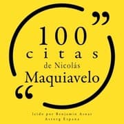 Cover von 100 citas de Nicolás Maquiavelo