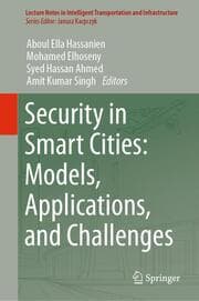 Cover von Security in Smart Cities: Models, Applications, and Challenges