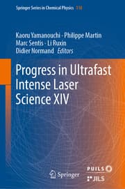 Cover von Progress in Ultrafast Intense Laser Science XIV