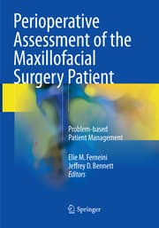 Cover von Perioperative Assessment of the Maxillofacial Surgery Patient
