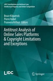 Cover von Antitrust Analysis of Online Sales Platforms & Copyright Limitations and Exceptions