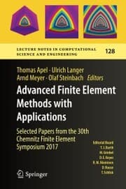 Cover von Advanced Finite Element Methods with Applications