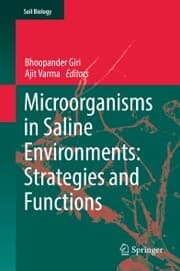 Cover von Microorganisms in Saline Environments: Strategies and Functions