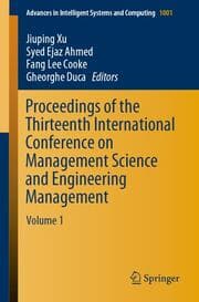Cover von Proceedings of the Thirteenth International Conference on Management Science and Engineering Management