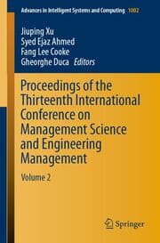 Cover von Proceedings of the Thirteenth International Conference on Management Science and Engineering Management