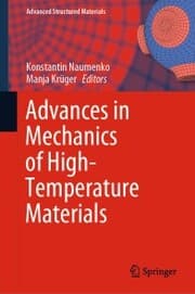 Cover von Advances in Mechanics of High-Temperature Materials