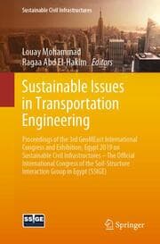 Cover von Sustainable Issues in Transportation Engineering