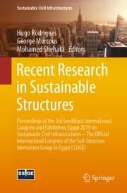 Cover von Recent Research in Sustainable Structures