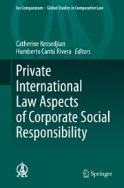 Cover von Private International Law Aspects of Corporate Social Responsibility