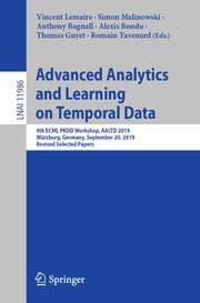 Cover von Advanced Analytics and Learning on Temporal Data