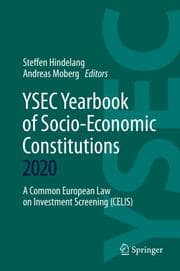 Cover von YSEC Yearbook of Socio-Economic Constitutions 2020