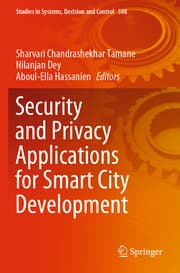 Cover von Security and Privacy Applications for Smart City Development