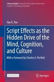 Cover von Script Effects as the Hidden Drive of the Mind, Cognition, and Culture