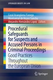 Cover von Procedural Safeguards for Suspects and Accused Persons in Criminal Proceedings