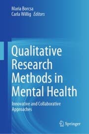 Cover von Qualitative Research Methods in Mental Health