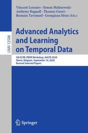 Cover von Advanced Analytics and Learning on Temporal Data