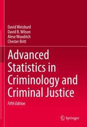 Cover von Advanced Statistics in Criminology and Criminal Justice