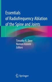 Cover von Essentials of Radiofrequency Ablation of the Spine and Joints