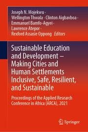 Cover von Sustainable Education and Development - Making Cities and Human Settlements Inclusive, Safe, Resilient, and Sustainable