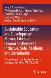 Cover von Sustainable Education and Development - Making Cities and Human Settlements Inclusive, Safe, Resilient, and Sustainable
