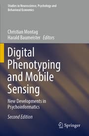 Cover von Digital Phenotyping and Mobile Sensing