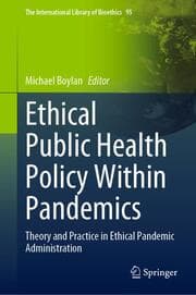 Cover von Ethical Public Health Policy Within Pandemics