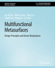 Cover von Multifunctional Metasurfaces