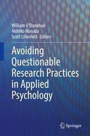Cover von Avoiding Questionable Research Practices in Applied Psychology