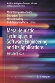 Cover von Meta Heuristic Techniques in Software Engineering and Its Applications