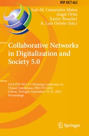 Cover von Collaborative Networks in Digitalization and Society 5.0