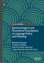 Cover von Epistemological and Theoretical Foundations in Language Policy and Planning