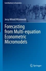 Cover von Forecasting from Multi-equation Econometric Micromodels