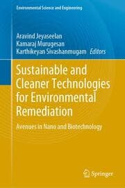 Cover von Sustainable and Cleaner Technologies for Environmental Remediation
