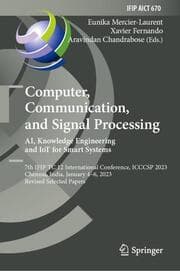Cover von Computer, Communication, and Signal Processing. AI, Knowledge Engineering and IoT for Smart Systems