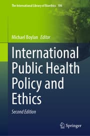 Cover von International Public Health Policy and Ethics