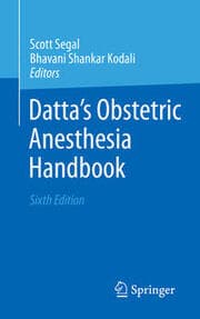 Cover von Datta's Obstetric Anesthesia Handbook