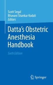 Cover von Datta's Obstetric Anesthesia Handbook