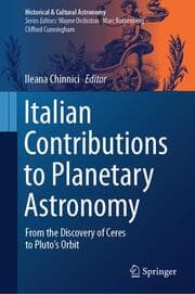 Cover von Italian Contributions to Planetary Astronomy