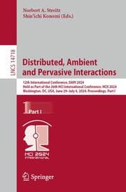 Cover von Distributed, Ambient and Pervasive Interactions