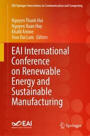Cover von EAI International Conference on Renewable Energy and Sustainable Manufacturing