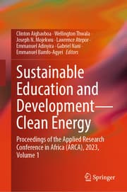 Cover von Sustainable Education and DevelopmentClean Energy