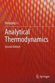 Cover von Analytical Thermodynamics