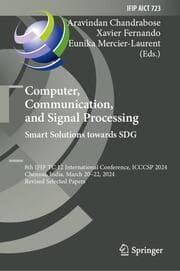 Cover von Computer, Communication, and Signal Processing. Smart Solutions Towards SDG
