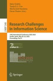 Cover von Research Challenges in Information Science